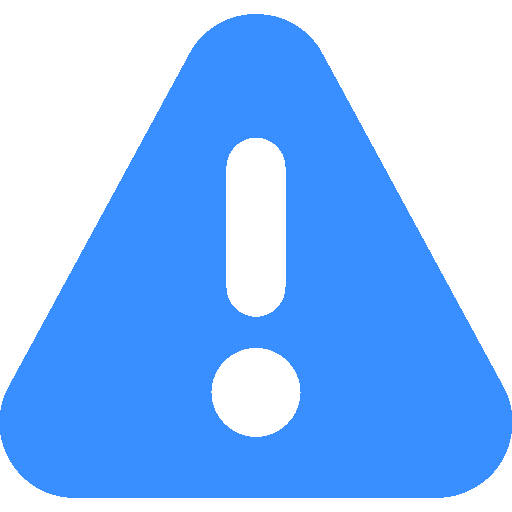 A logo of a caution notice for COVID-19.